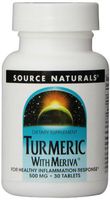 Source Naturals Turmeric with Meriva 500mg for Healthy Inflammatory Response - 30 Tablets