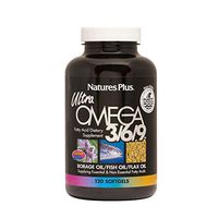 NaturesPlus Ultra Omega 3 6 9-1200 mg, 120 Softgels - Borage Oil, Fish Oil, Flax Oil Supplement, Promotes Heart Health, Mood Enhancer, Anti-Inflammatory - Gluten-Free - 120 Servings