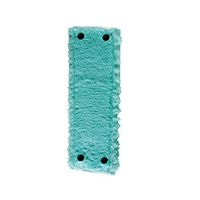 Leifheit Clean Twist Rectangle Dust Mop Cleaning Pad Suitable for Dry Mopping Smooth Floors, Green
