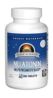 Source Naturals Sleep Science Melatonin 1mg - Safe, Non Habit - 300 Tablets
