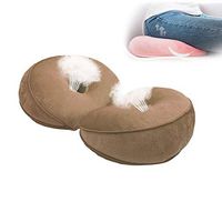 SIWEI Dual Comfort Cushion Lift Hips Up Seat Butt Latex Seat Cushion Orthopedic Posture Correction Cushion for Sciatica Tailbone Hip Pain Relief Fits in Car, Home Office