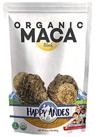 Happy Andes Organic Black Maca Powder 1 lb - Vegan Powder Peruvian Plant Root with Protein for Energy & Fitness - All-Natural, USDA-Certified, No Gluten - Health Enhancement Supplement for Men & Women