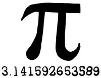 hBARSCI Pi Vinyl Decal - 5 Inches - for Cars, Trucks, Windows, Laptops, Tablets, Outdoor-Grade 2.5mil Thick Vinyl - Black