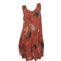 Women's Loose Fit Tank Tops Good Vibes Rainbow Casual Summer Loose Sleeveless(Red,US 10)