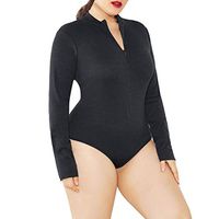 Litetao 2XL Black 187476 (Women Plus Size Tops Three Quarter Sleeve Printed Tops for Women V Neck Shirt Printed Tops Loose Blous)