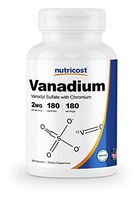 Nutricost Vanadium + Chromium 2mg 180 Veggie Capsules - Gluten Free, Non-GMO - Vanadium Supplement