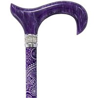 Pearlz Designer Adjustable Cane (Purple)