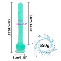 YMYMYY Super Long 16.53 Massage Wand for Beginners Personal Relax Adult Toys Lifelike Ðîl`Dɔ Waterproof Hand Free Massager Private Packaging