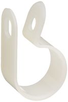Morris 22422 Plastic Cable Clamp, 5/8-Inch, Natural, 10-Pack