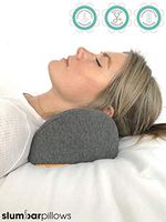 Slumbar Axis Neck Stretcher | Cervical Traction Posture Corrector | Bamboo Charcoal Memory Foam | Relieves Neck Shoulder Pain Tightness Headaches | Washable Slipcover | Specific User Guide Provided |