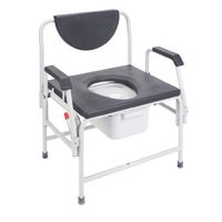 Drive Medical Extra Large Super Heavy Duty Bariatric Drop Arm Commode