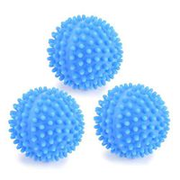 Reusable Super Decontamination No Chemicals Laundry Ball Dryer Balls Perfect Keeping Laundry Soft Fresh Washing Drying Fabric Softener Fluffy Clean Tools,3pack