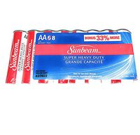 Sunbeam Super Heavy Duty Batteries, AA, 8 pack