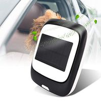Solar Car Air Purifier with Negative Ion Car Home Smoke Remover, Aromatherapy Air Purifier for Home Car Office