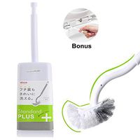 Marbrasse Slim Compact Bathroom Toilet Bowl Brush with Holder for Bathroom Stroage - Toilet Brush Sturdy, Deep Cleaning, 1 Pack