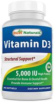 Best Naturals Vitamin D3 5000 IU 360 Softgels