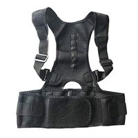 QISTAR-FITNESS Adjustable Magnetic Posture Corrector Corset Back Brace Back Belt Lumbar Support Straight Corrector S-XXL TK-ing Male Female Back Supports (Color : L)