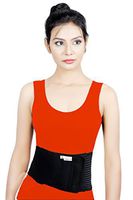 Kajiree Umbilical Hernia Belt for Men/Women - Belly Button Hernia Navel Truss Brace with Foam Pressure pad (X-Large(40-46 inches), Black)