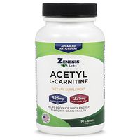 Acetyl L-Carnitine with Alpha Lipoic Acid - for Brain Health & Fat Loss - 90 Capsules