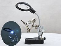 Rhegeneshop Desk LAMP Magnifier Welding Table Magnifying Glass Adjustable Support Clamp