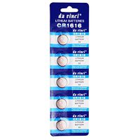 E-Joy Promtional Lithium/Cell Button Battery (CR1616 ECR1616 CR 1616 3v Lithium Battery 5PCS/Set)