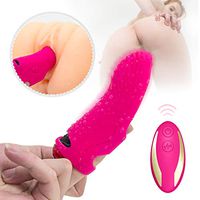 USB Rechargeable Portable Size Finger Vibrantor for Female Couple Interactive Toys 9 Powerful Vibranting Wearable Massage Kit Waterproof Sexy Toystory for Women,T-Shirt