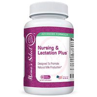 Mama's Select Breastfeeding Supplement with Fenugreek Plus Blessed Thistle, Fennel Seed, Marshmallow Root- Breast Milk Nursing Postnatal Vitamin- Dairy, Soy, Gluten Free Lactation Capsules