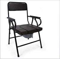 PLLP Medical Rehab Chair, Wheelchair,Commode Chair Seat Toilet with Padded Seat Chair Commode Medical Aid Elderly Handicap,Bath Shower Toilet Seat Multifunctional Commode