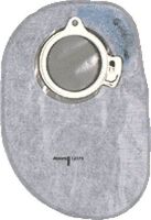 Coloplast Assura Two-Piece Closed Pouch with Integrated Filter 1-9/16" Flange, 8-1/2" L, 560mL, Transparent, Audible Click Locking System, Soft Cloth on Front and Back (Box of 30 Each)