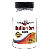 Buckthorn Bark 900mg * 200 Capsules 100% Natural - by EarhNaturalSupplements