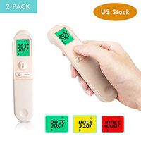 Baby Thermometer, 2 Pack Non-Contact Infrared Forehead Thermometer, Kids and Adults Thermometer for Fever Ear and Forehead with LCD Display, Digital Thermometer for Baby Kids and Adults