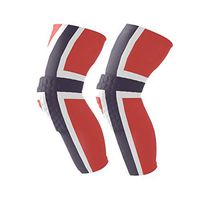 Anyangquji Norwegian Flag Kneepads Sport Protector Compression One Piece Anti-Slip Knee Brace for Men&Women (1 Pair)