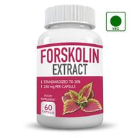 Pure Forskolin(Coleous) for Healthy Weight Loss 250 Mg, 60 Capsules 20% coleous Extract