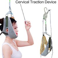 JJDD Over Door Cervical Traction Kit, Neck Disk Relief, for Neck Shoulder Pain Brace Relief Head Home, Neck Disk Relief