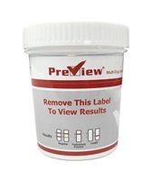Urine Drug Test Kit Cups, 12 Panel Drug Test Kits for Professional and Home Testing for Marijuana (THC) AMP,BAR,BZO,COC,MDMA,MET,MOP,OXY,PCP,BUP,CLIA Waived Rapid Drug of Abuse Urine Cup (25 Pack)