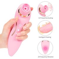 Pussey Licker Toy for Women Six Toy Oral Tongue Sucking Toy Hands Free Suction Silicone Pleasure Toy Couple Waterproof Vibràntor Bùllet for Women Couple with Remote Stimulàtor