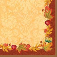 Thanksgiving Blessing 3-Ply Beverage Napkins 16 Per Pack