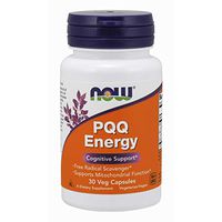 NOW Supplements, PQQ Energy, Free Radical Scavenger*, Cognitive Support*, 30 Veg Capsules