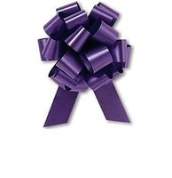 PMU Pull String Bows Purple 8 Inch 20 Loops (2 & 1/2 Inch Ribbon) (10/pkg) Pkg/1
