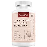 Apple Cider Vinegar Gummies, Raw, Organic, Unfiltered ACV from The Mother  Natural Herbal Colon Cleanse and Weight Management, Non-GMO and Gluten Free (60 Counts)