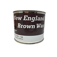The BWC Company New England Brown Wax, Brown Paste Wax for Wood, Furniture, Floor, Sculpture, Concrete Counter Tops, Metal and Copper Finishing — 16 oz. (1 lb.) Can