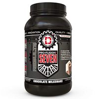 PRO Fusion 7 Sustained Release Protein- High Protein Meal Replacement Enhanced with MCT Oil (Chocolate Milkshake)