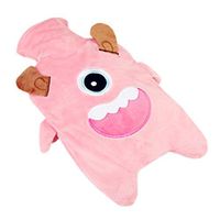 1L Hot-Water Bottle Water Bag Water Injection handwarmer Pocket Monster Pink