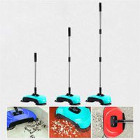 Sweeping Machine, Efaster Pro Spin Sweeper Automatic Hand Push Broom,Auto Hand Push Broom 360° Rotating Reusable Brush Sweeper Without Electricity Household Cleaning Tool Lazy (Green)