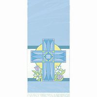 Blue Sacred Cross Religious Cellophane Bags, 20ct