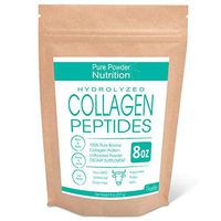 Hydrolyzed Collagen Powder (8oz) Keto & Paleo Friendly, Non-GMO and Gluten Free Pure Hydrolyzed Collagen Protein Powder - Unflavored and Easy to Mix Premium Bovine Collagen Peptides Powder