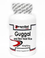 Guggal and Red Yeast Rice 450mg/450mg 90 Capsules ~ Renevitol