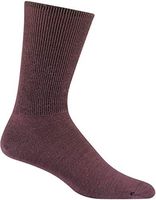 Wigwam Diabetic Walker Crew Length Sock, Grape, large
