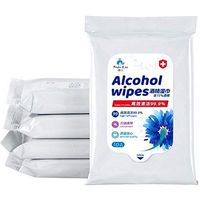 SAIKESU 150PCS Alcohol Detergent Wipes for Adult，15 Packs Large Hand Wet Wipes(8"x6"),75% Soft Alcohol Wipes for All-Purpose Cleaning