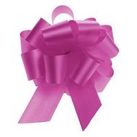 Gift Bows Magenta Flora-Satin Pull Bows 5.5" Case of 50